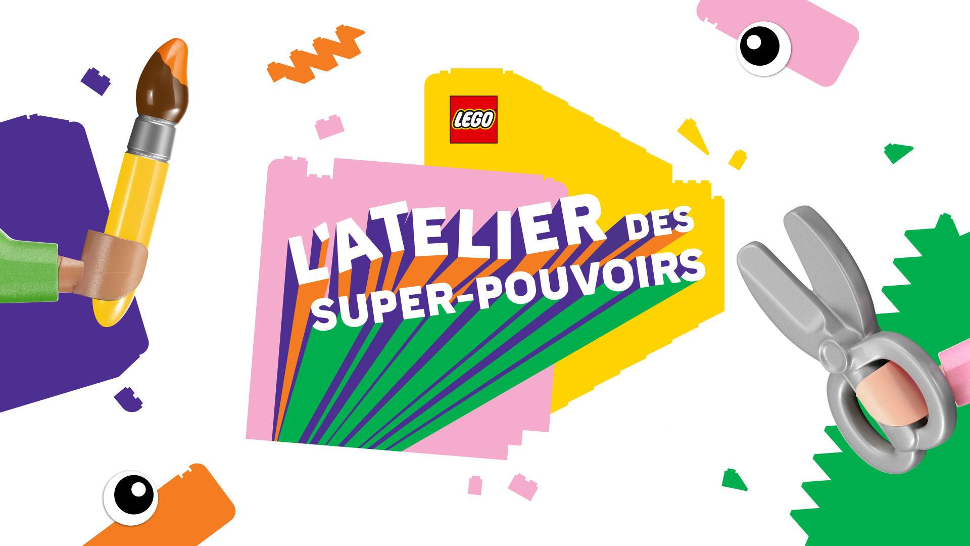 L’Atelier des Super-Pouvoirs LEGO®&nbsp;: et si vous deveniez l’artiste&nbsp;?