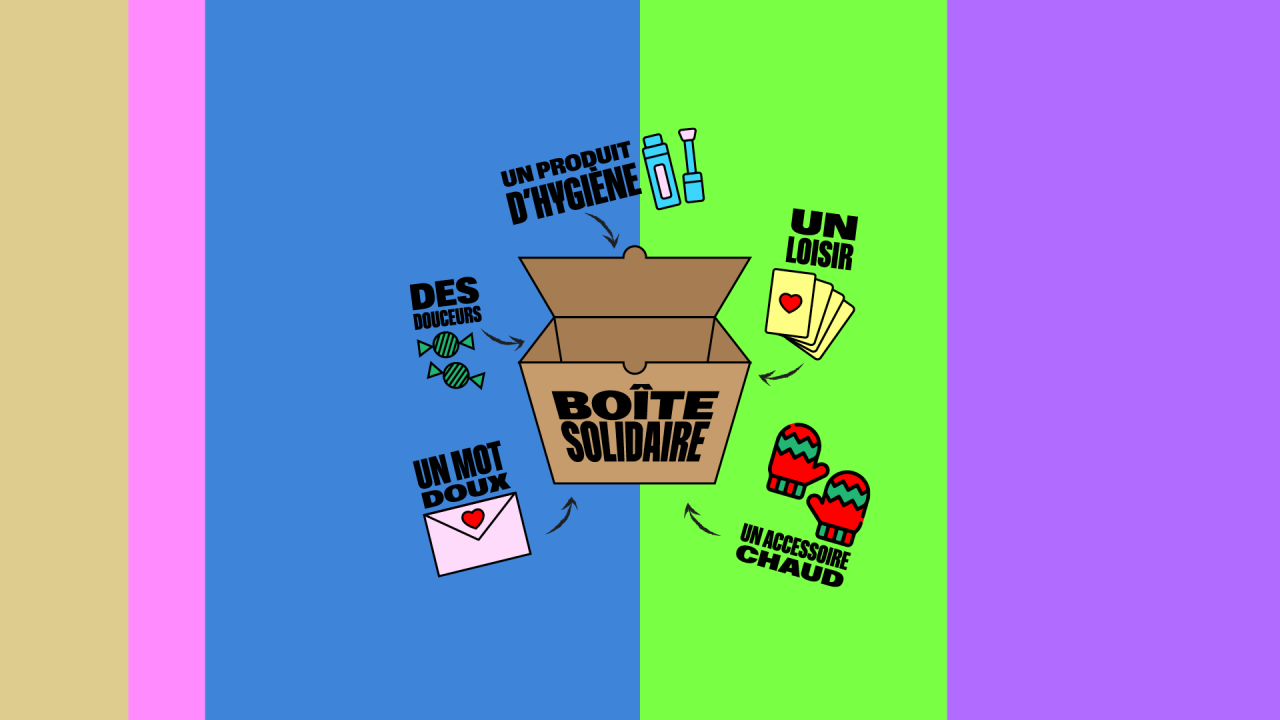 En décembre, apportez vos boîtes solidaires à la Gaîté Lyrique&nbsp;!